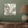 Stof - Plooien - Goud aluminium wit klein -sfeer2