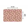 Gerbera - Bloemen - Roze Placemat vinyl groot 368 -specs