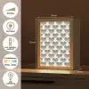 Polka - Stippen - Wit - Zwart Light Box met kabel (Tafellamp) klein 925 -USP_NL