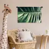 Bladeren - Tropisch - Jungle - Groen Wandkleed katoen klein -wsfeer5_kind