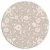 Bloemen - Blaadjes - Patroon Wandcirkel plexiglas klein 852 -3d