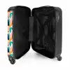 Divers gekleurde abstracte bladeren NBS - Handbagage koffer - Volwassenen Unisex middel -binnenkant