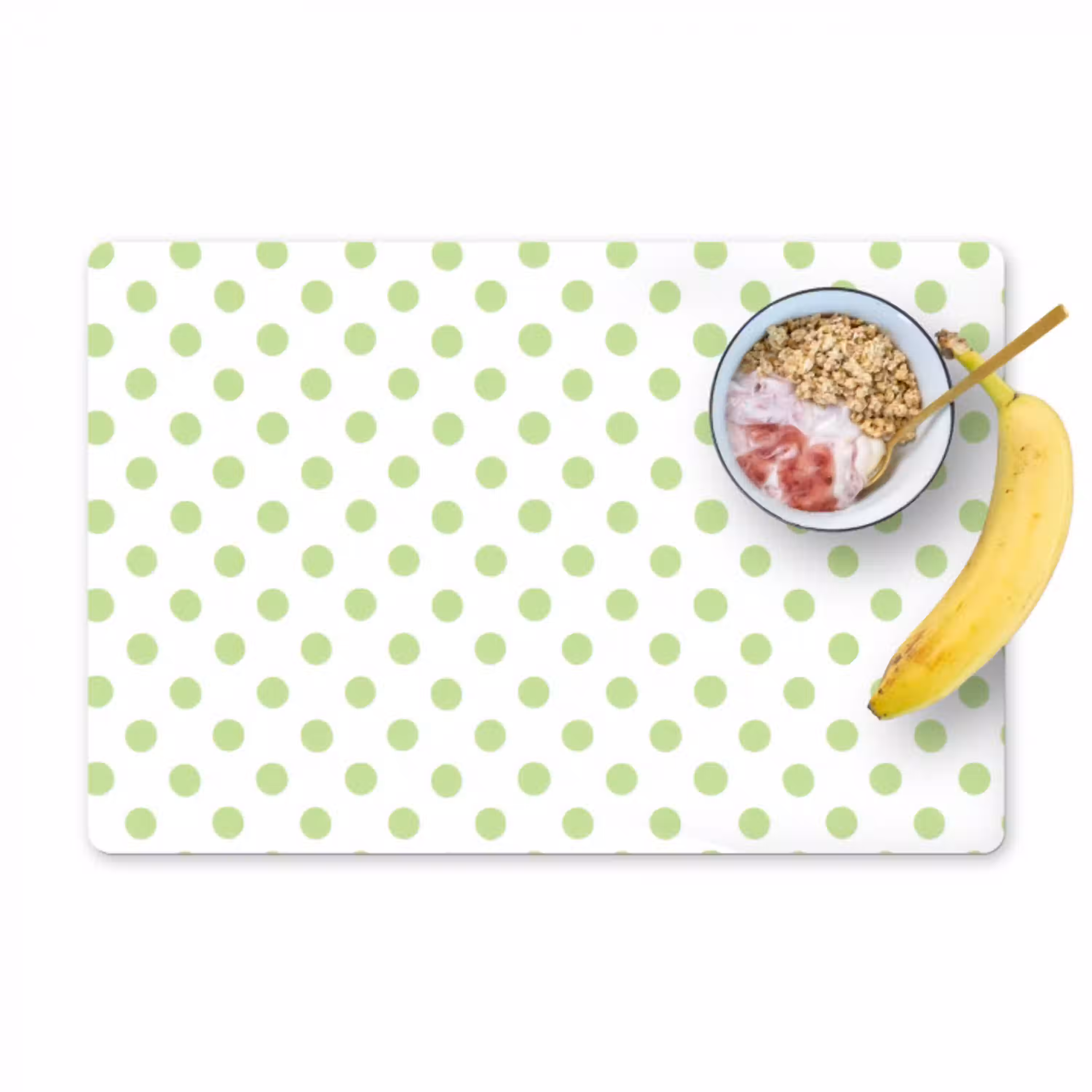 Dots - Klassiek - Groen Placemat vinyl groot 368 -zzzproduct_Kitchenyeah-website