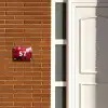 Rode tulpen - Traditioneel Naambord Rechthoek middel -sfeer3-rechthoek-S