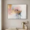 Abstract - Pastel kleuren - Goud - Modern - Aesthetic Textielframe - compleet frame klein -sfeer2