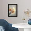 Narcissen - Geel - Bloemblaadjes fotolijst zwart zonder passe partout klein -sfeer4