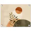 Takken - Vormen - Abstract tuinposter los doek klein -3d
