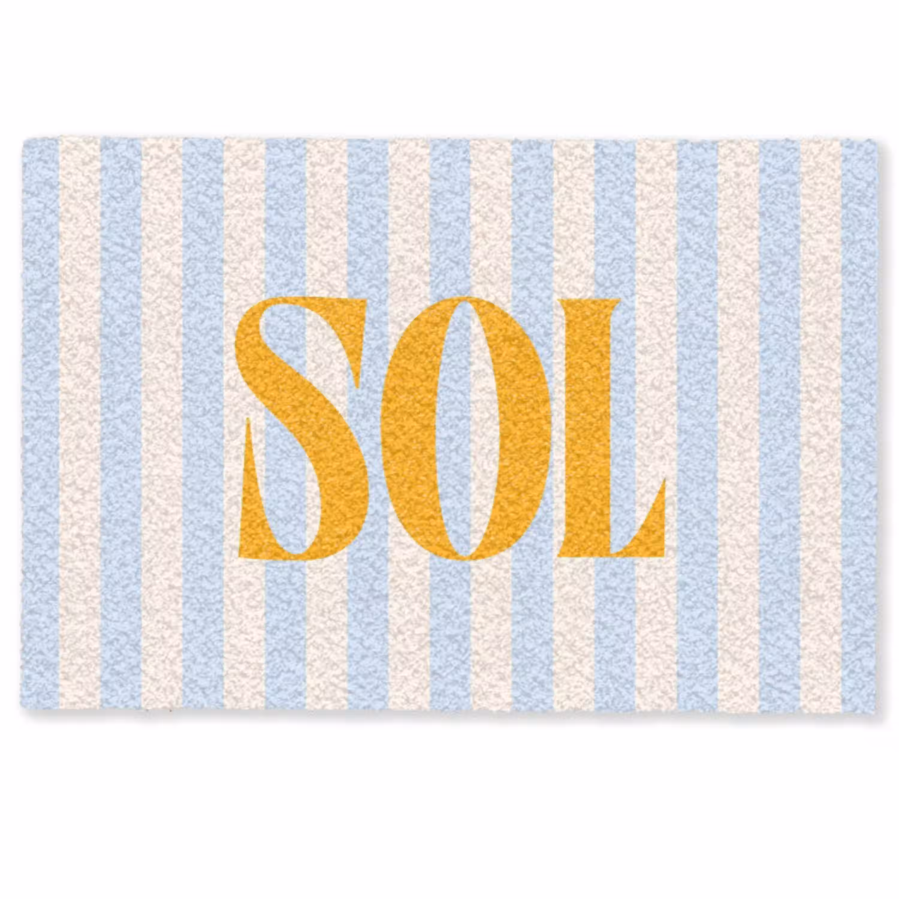 Oranje - Blauw - Strepen - Sol Deurmat klein -zkaufland3d