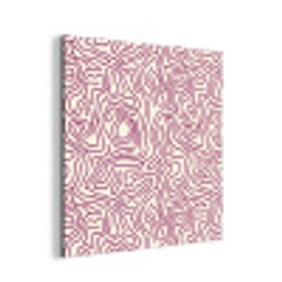 Kronkelende lijn - Magenta - Crème aluminium wit klein 46 -3d