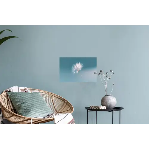 Paardenbloempluisje - Blauw - Lucht Muursticker klein -plant
