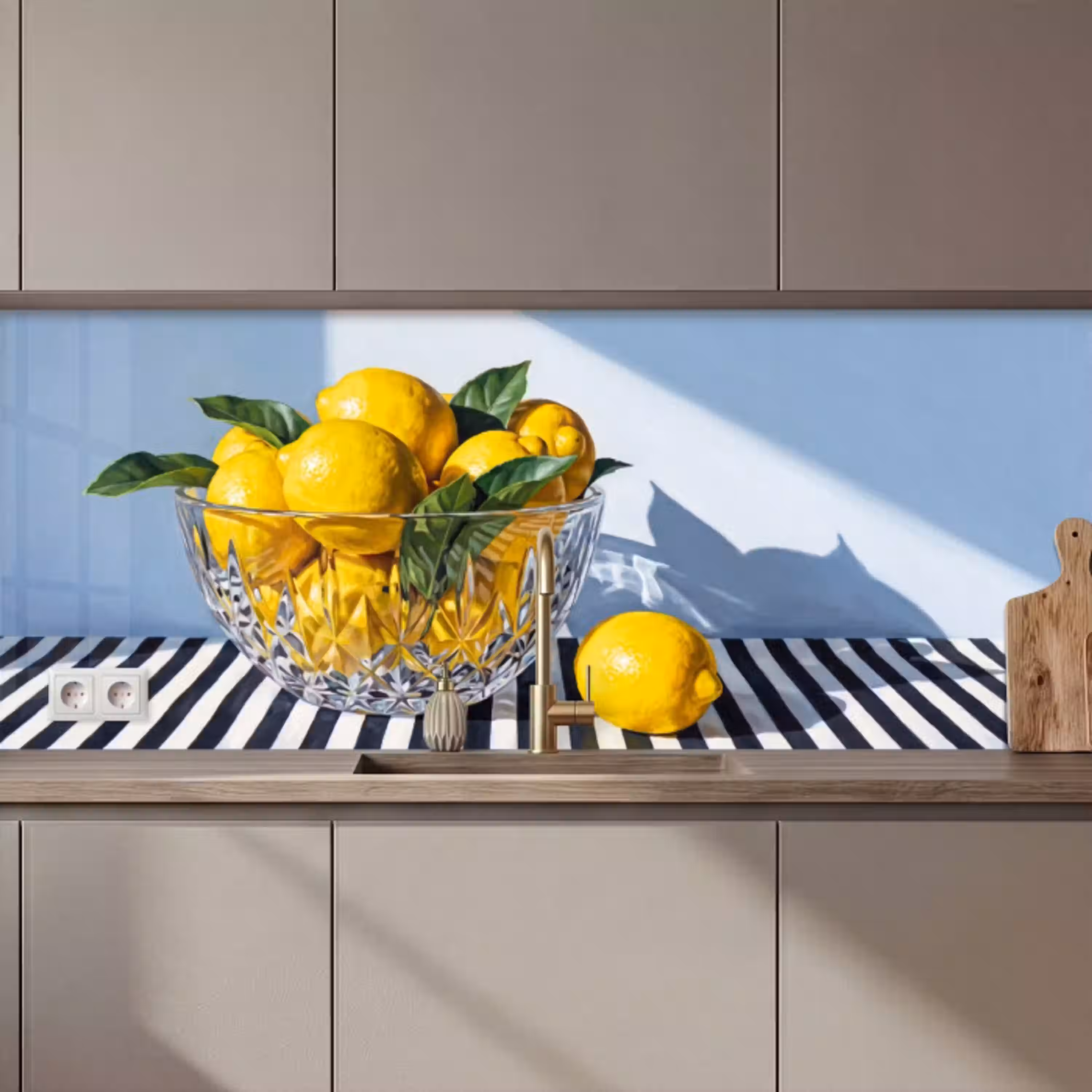 Citroenen - Fruit - Geel keuken achterwand 2 middel zz_3dshopping