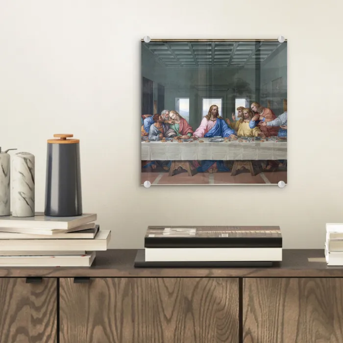Het laatste avondmaal - Leonardo da Vinci plexiglas 5mm klein -sfeer1