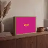Smile - Stippen - Roze Light Box met batterij (Wandlamp) middel -sfeer2