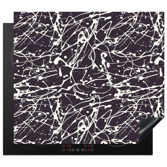 Spat - Waterverf - Wit Inductie beschermer vinyl 3mm middel 274 -3d