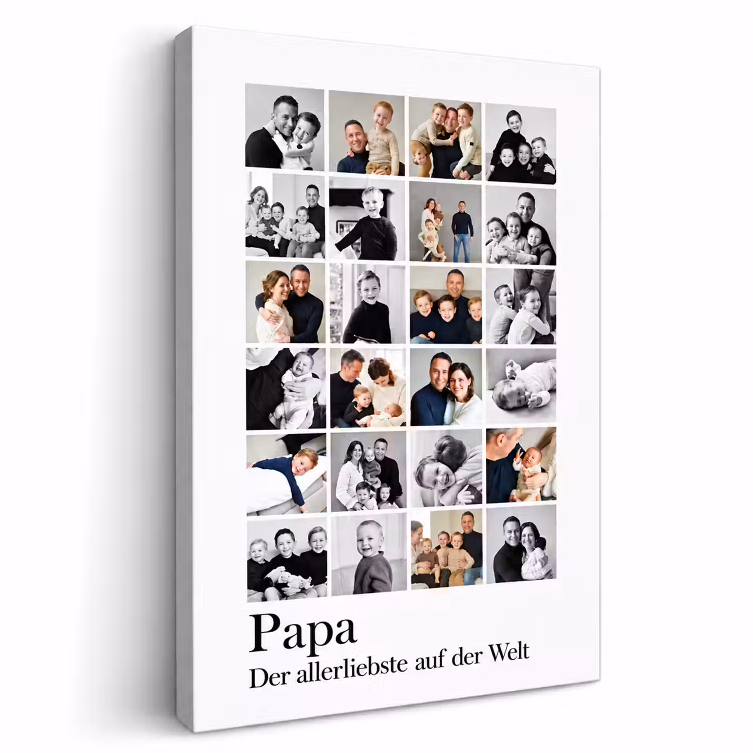 Leinwand - Collage Papa