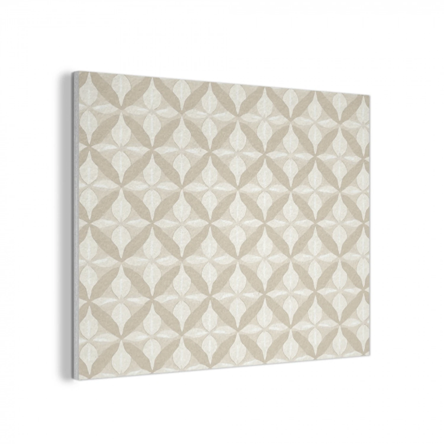 Patroon - Klassiek - Beige PET vilt klein 837 -3d