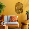 Amandelbloesem - Kunst - Van Gogh - Goud Wandcirkel Ovaal Forex klein -sfeer4