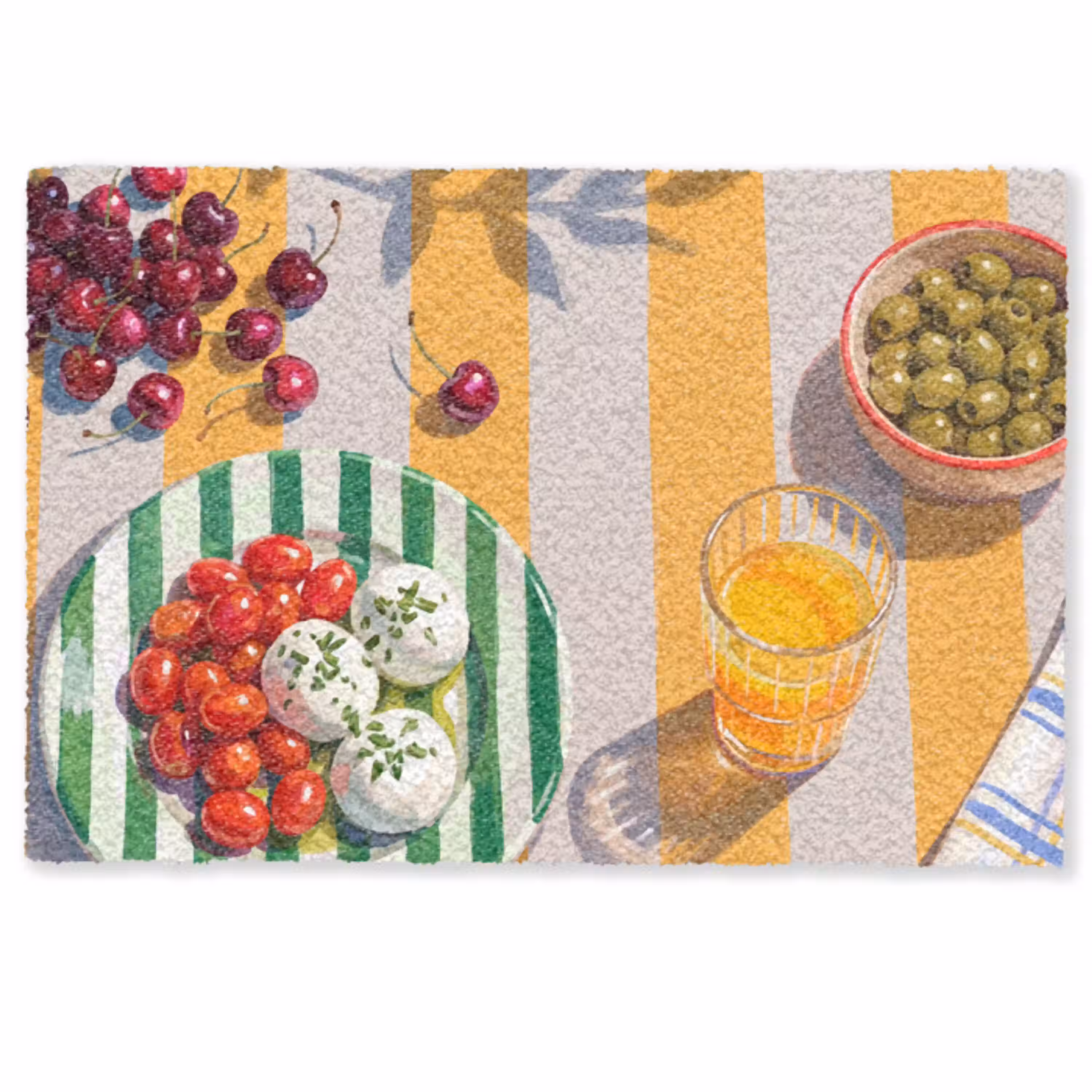 Eten - Zomer - Kleurrijk Deurmat klein -zkaufland3d