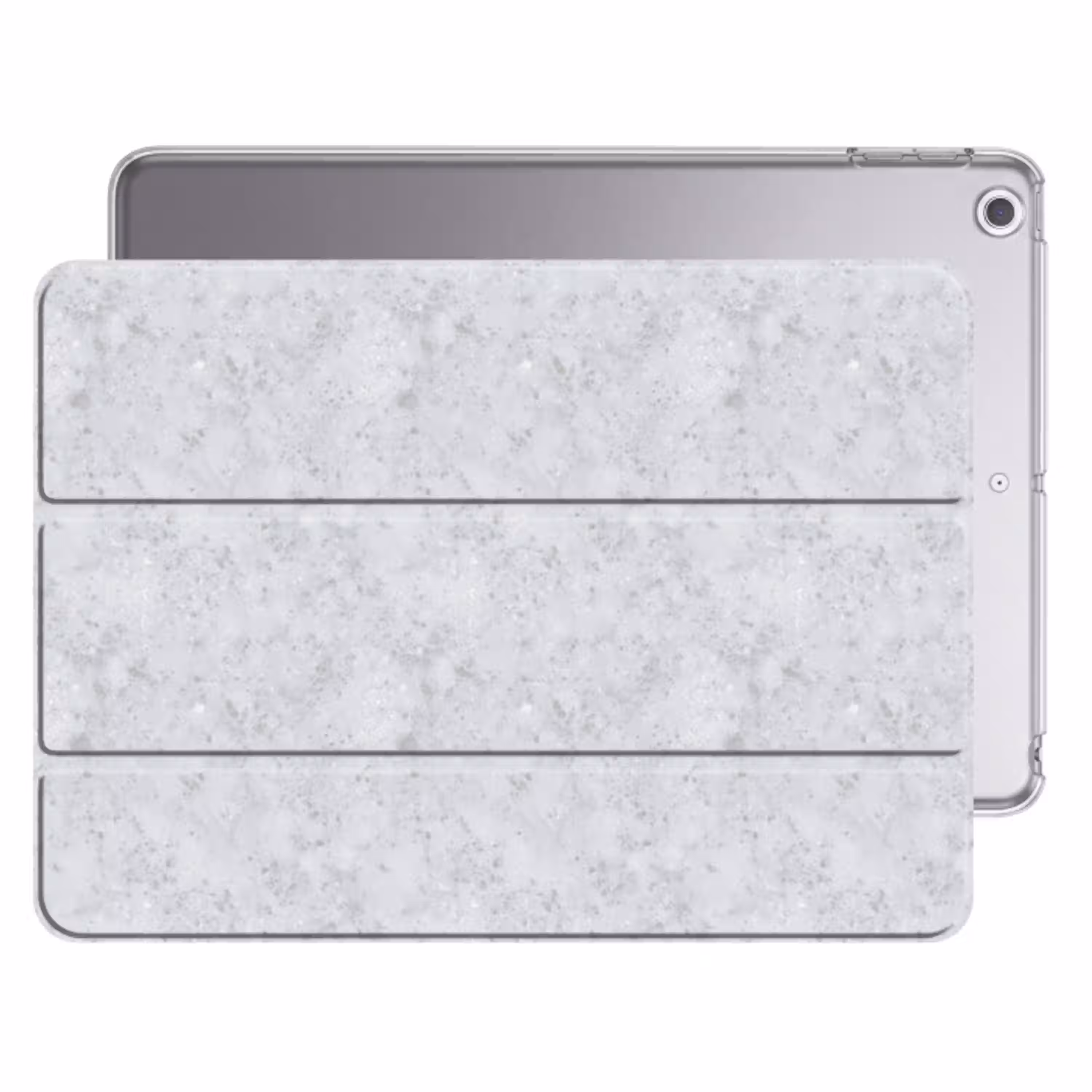 Grijs - Terrazzo-effect - Beton Apple iPad 2017 middel 1172 -threedimensional_3d_global
