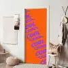 Cool - Paars - Oranje deurposter klein -sfeer6