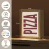 Pizza - Vintage - Decoratie - Japandi Light Box met kabel (Wandlamp) klein -USP_websiteoverzichtNL