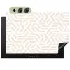 Beige - Geometrie - Patronen - Abstract Inductie beschemer met haakjes klein 777 -3d