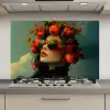 Vrouw - Granaatappel - Herfst - Zonnebril keuken achterwand spatscherm klein -3d_website