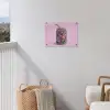 Frisdrankblikje - Bloemenpatroon - Edelstenen - Kleurrijk tuinposter los doek klein -sfeer8