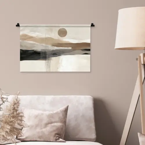 Minimalistisch - Landschap - Dimensie Wandkleed katoen klein -sfeer4
