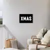 Kerst - Quotes - Xmas - Zwart - Feestdagen Tuinposter op houten frame 2 cm dik klein -sfeer1