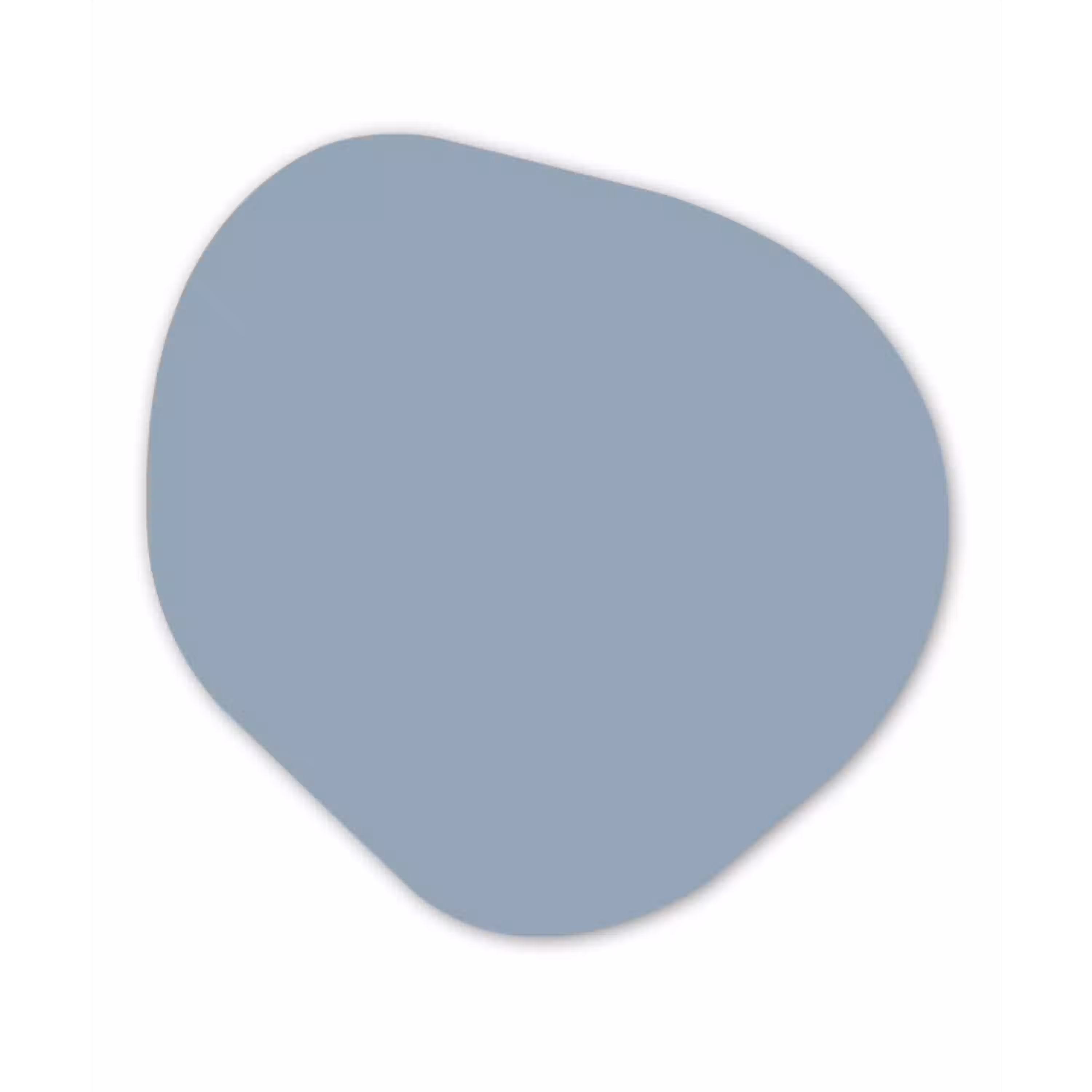 Mellow - Breeze - Blauw Wandcirkel Organisch Aluminium middel 851 -3d