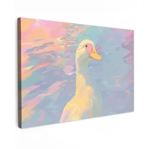 Eend - Zonnebril - Water canvas 2cm klein -z3d