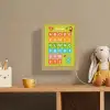 Educatief - Alfabet leren - Groen - Bosdieren - Letters Light Box met kabel (Wandlamp kind) klein -sfeer2_kind