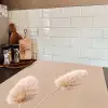 Pampas pluimen - Beige - Planten Inductie beschermer vinyl 3mm middel -sfeer3