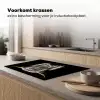 Schotse hooglander - Goud - Hoorns - Zwart wit - Koe - Dieren Inductie beschermer vinyl 3mm klein -sfeer1