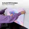 Eend - bril - Pastel Inductie beschemer met haakjes klein -ky-ophangen-nl