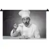 Chef - Spaghetti - Pasta Wandkleed katoen klein -zz3d