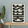 Kaas - Decoratie - Beige - Cheese canvas 2cm klein -sfeer4