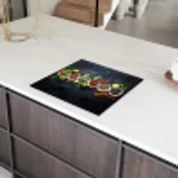 Kruiden - Specerijen - Betonlook - Stilleven Inductie beschermer vinyl 3mm middel -sfeer8