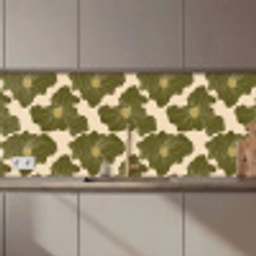 Modern - Abstract - Groen keuken achterwand 2 middel 871 zz_3dshopping