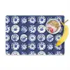 Borden - Floraal - Blauw Placemat vinyl groot 368 -zzzproduct_Kitchenyeah-website