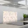 Terrazzo -  Patroon - Kleurrijk - Indigo keuken achterwand spatscherm klein 900 -3d_schuin
