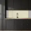 Geometrisch - Lijnen - Groen keuken achterwand 2 middel 871 -sfeer1