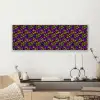 Paars - Neon - Dieren - Panter canvas 2cm klein 828 -sfeer6