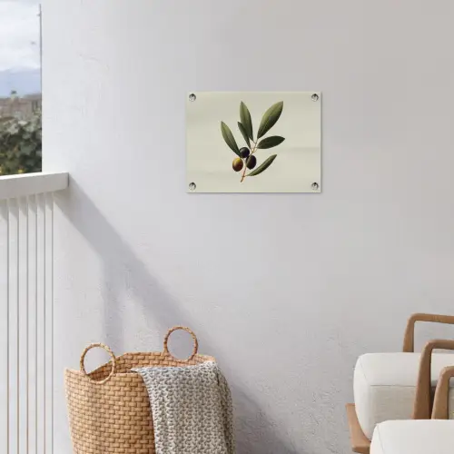Olijftak - Donkergroen - Olijven tuinposter los doek klein -sfeer8