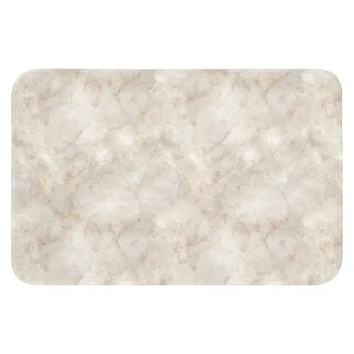 Lichtbeige - Goudbruine Nerven - Marmer WCmat klein 1009 -3d
