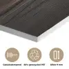 Hout - Grillige nerven PET vilt klein -closeup_NL