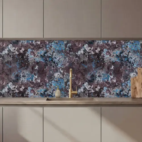Roest - Blauw - Bruin - Vlekken keuken achterwand 2 middel 871 zz_3dshopping