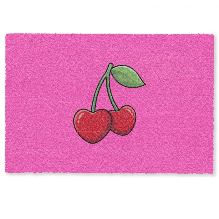 Kers - Roze - Fruit Deurmat klein -zkaufland3d