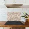 Bruin - Patroon - Zebra keuken achterwand spatscherm klein 900 -sfeer2